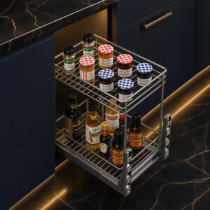Stainless steel kitchen wire basket hardware