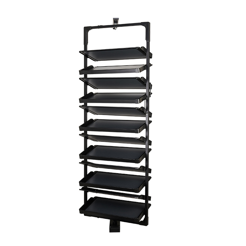 Aluminum Alloy Rotating Shoe Rack — detail
