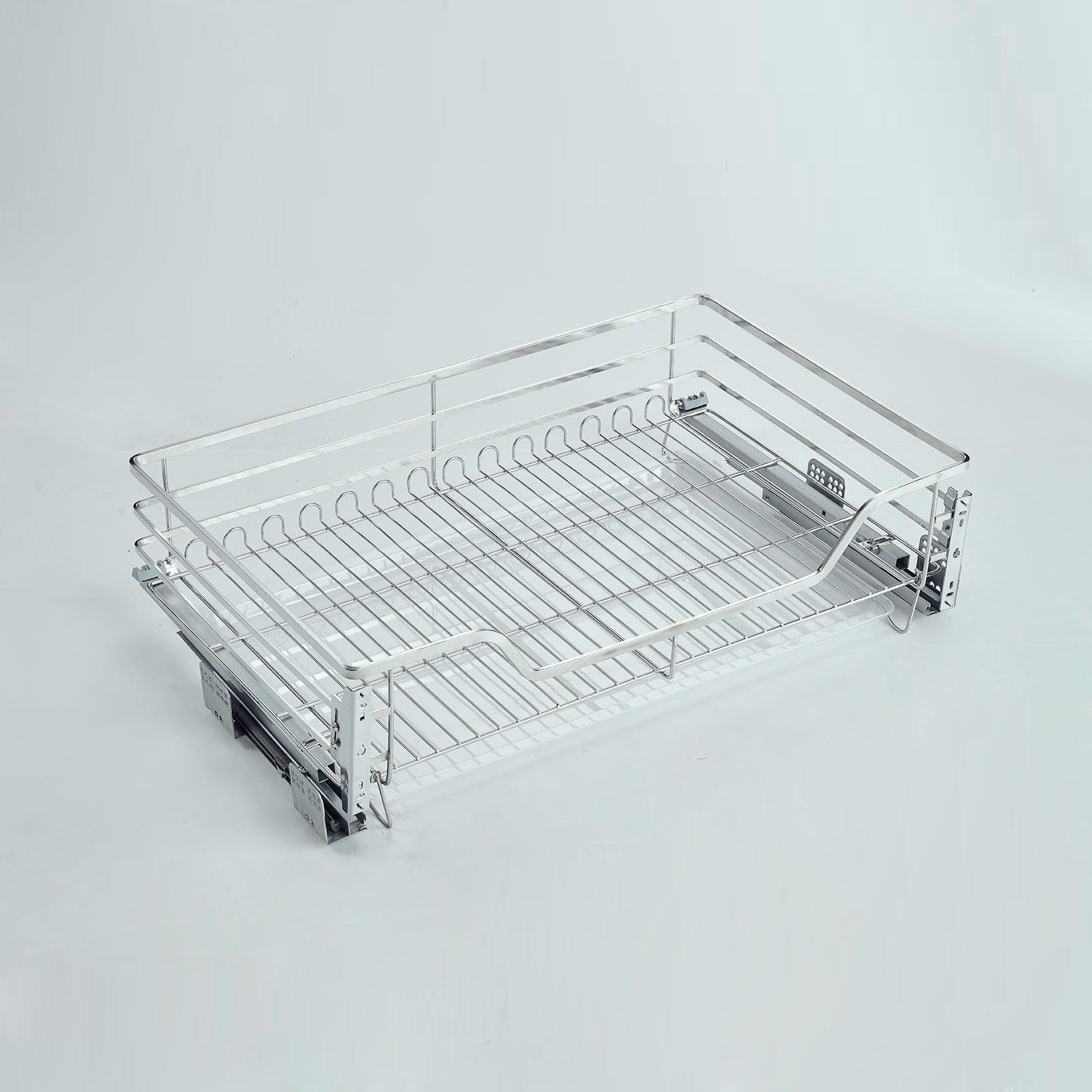 Flat Wire Four-Side Drawer Basket — detail