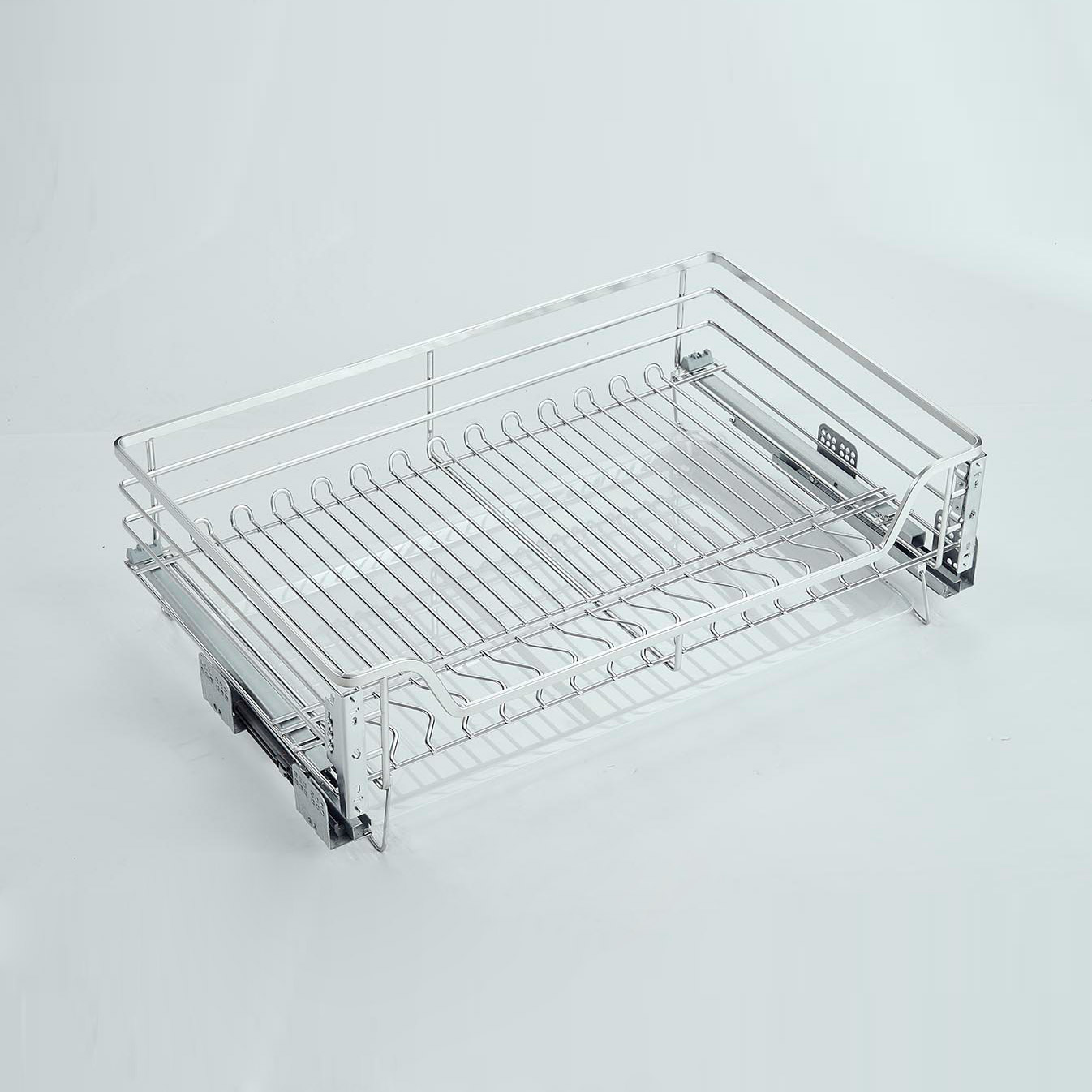 Flat Wire Four-Side Drawer Basket — detail