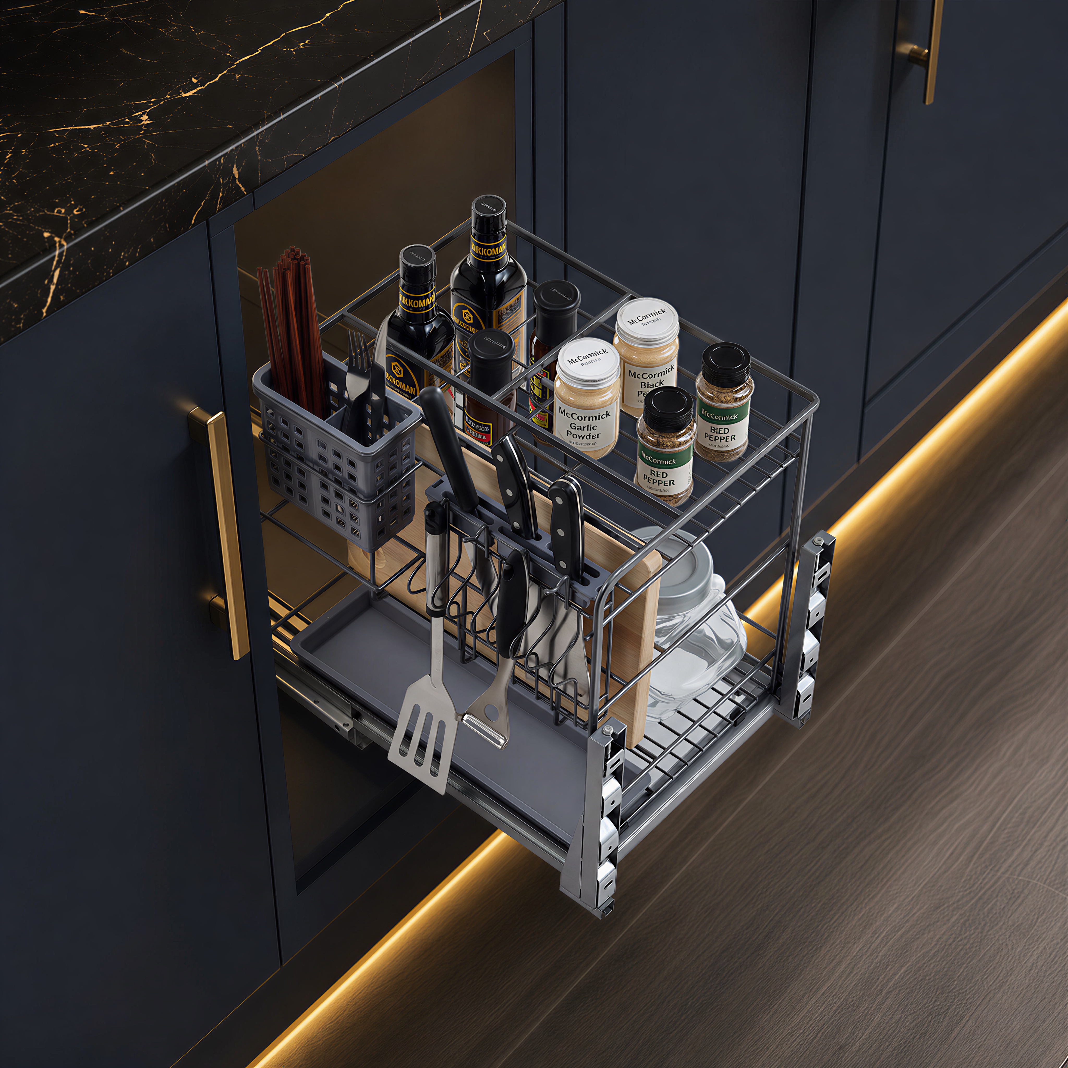 Flat Wire Multi-Purpose Spice Basket