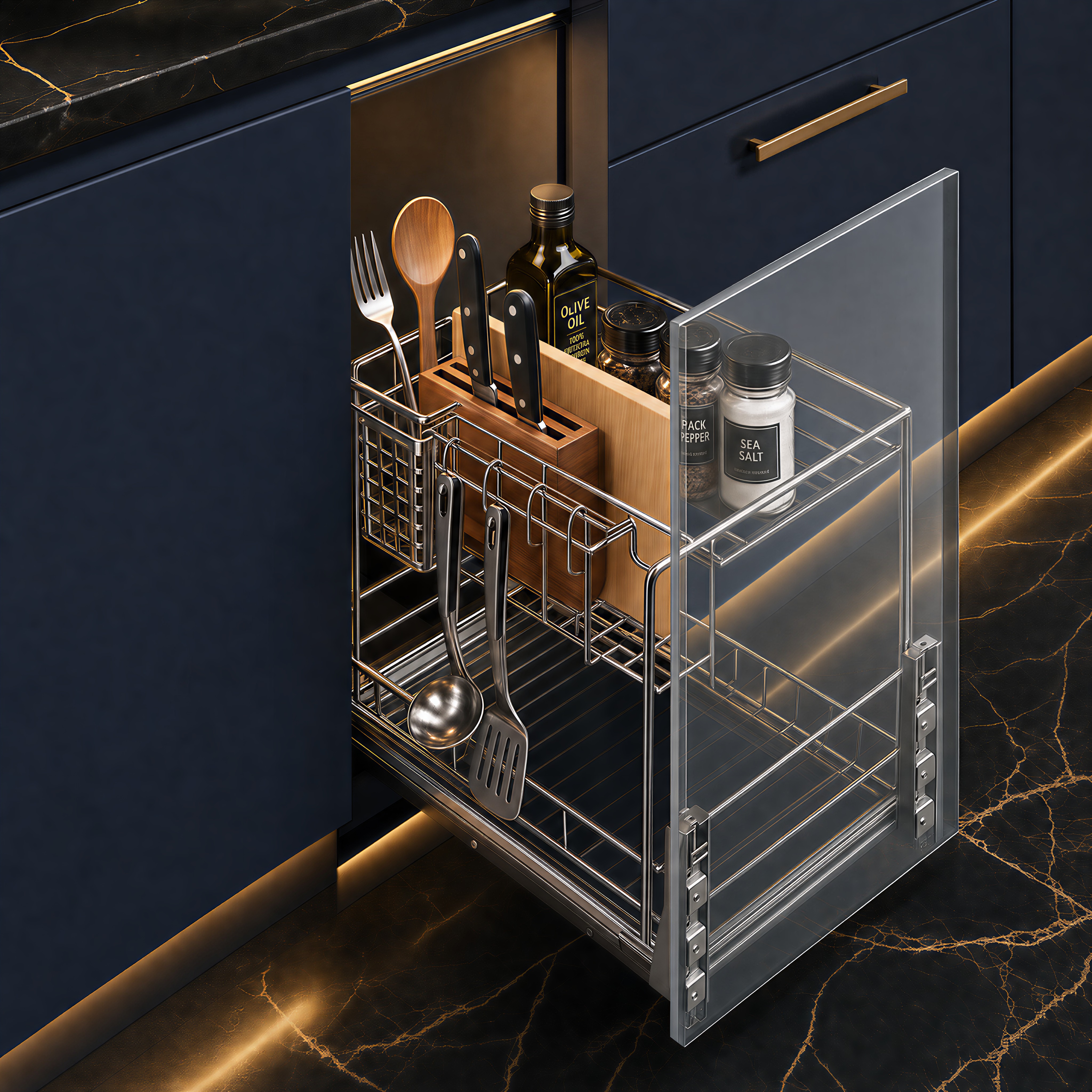 Round Wire Multi-Purpose Spice Basket